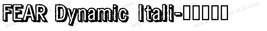 FEAR Dynamic Itali字体转换